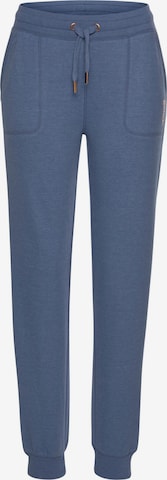 BENCH Tapered Pants in Blue: front