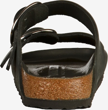 BIRKENSTOCK Pantolette 'Arizona Big Buckle' in Schwarz