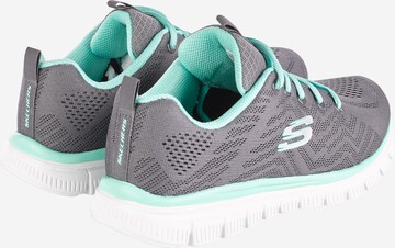 Baskets basses 'Graceful Get Connected' SKECHERS en gris