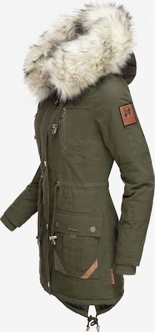 NAVAHOO Winter parka 'Honigfee' in Green