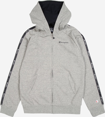 Veste de survêtement Champion Authentic Athletic Apparel en gris : devant