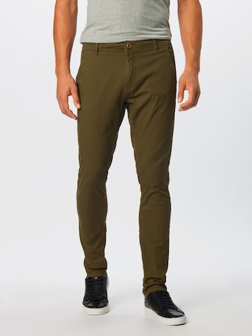 BLEND Slim fit Chino Pants in Green
