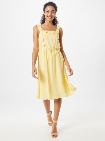 VERO MODA Obleka | rumena barva: sprednja stran