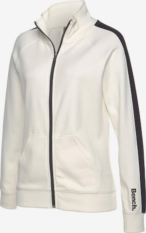 BENCH Zip-Up Hoodie in Beige