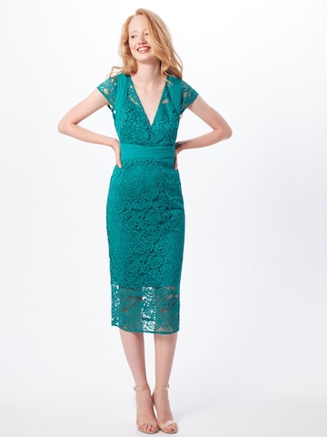 Rochie de cocktail 'Veryan' de la TFNC pe verde: față