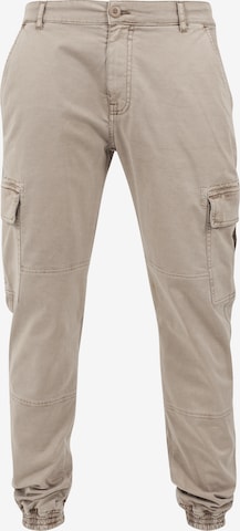 Urban Classics Cargobroek in Beige: voorkant