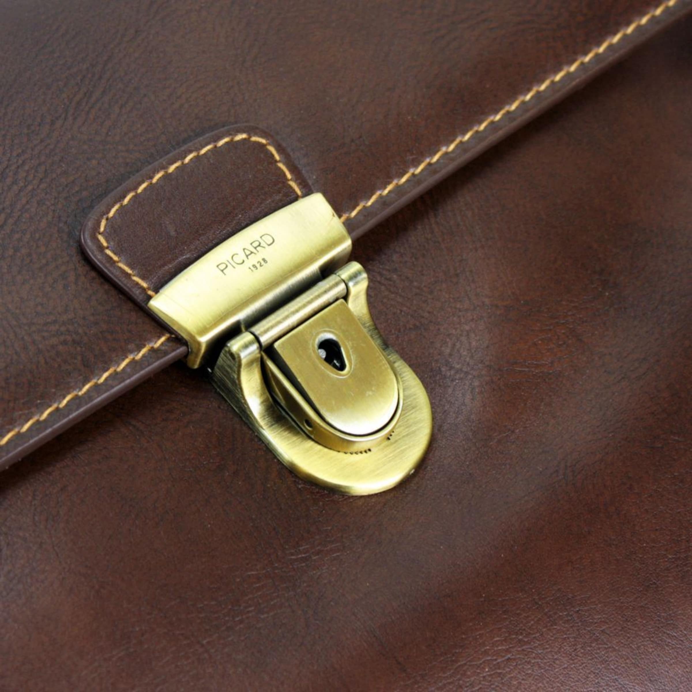Picard Document Bag 'Toscana' in Brown