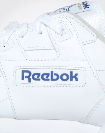 Sneaker low 'Workout Plus' de la Reebok Classics pe alb