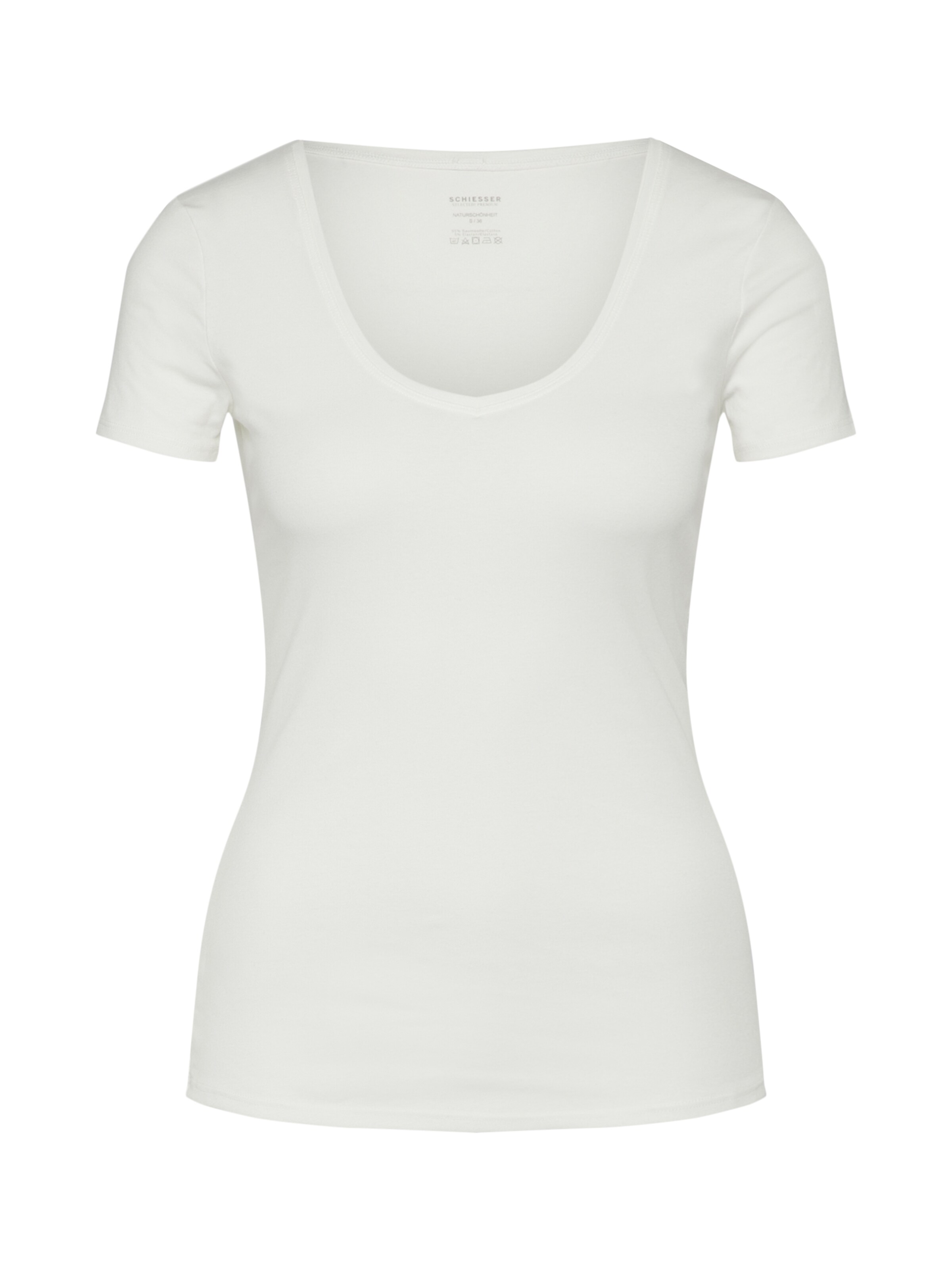 SCHIESSER - T-Shirt in champagner