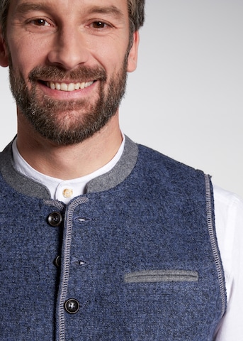 SPIETH & WENSKY Traditional Vest 'Novum' in Blue