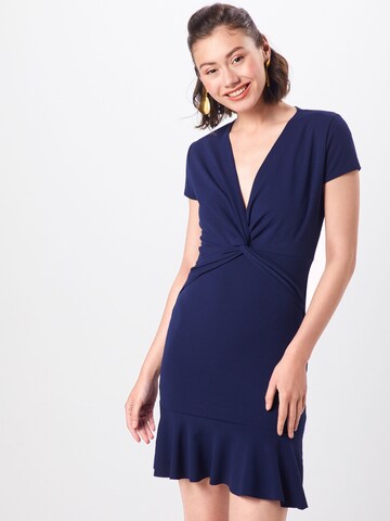 Boohoo - Vestido de cocktail em azul: frente