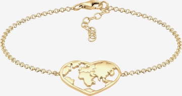 ELLI Bracelet 'Weltkugel' in Gold: front
