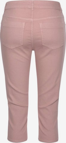 LASCANA Skinny Broek in Lila