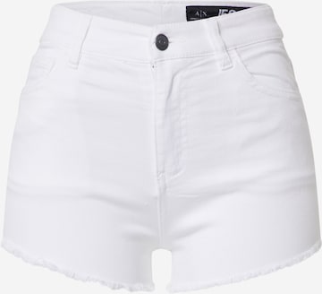 ARMANI EXCHANGE Slimfit Jeans '8NYJ59' in Wit: voorkant