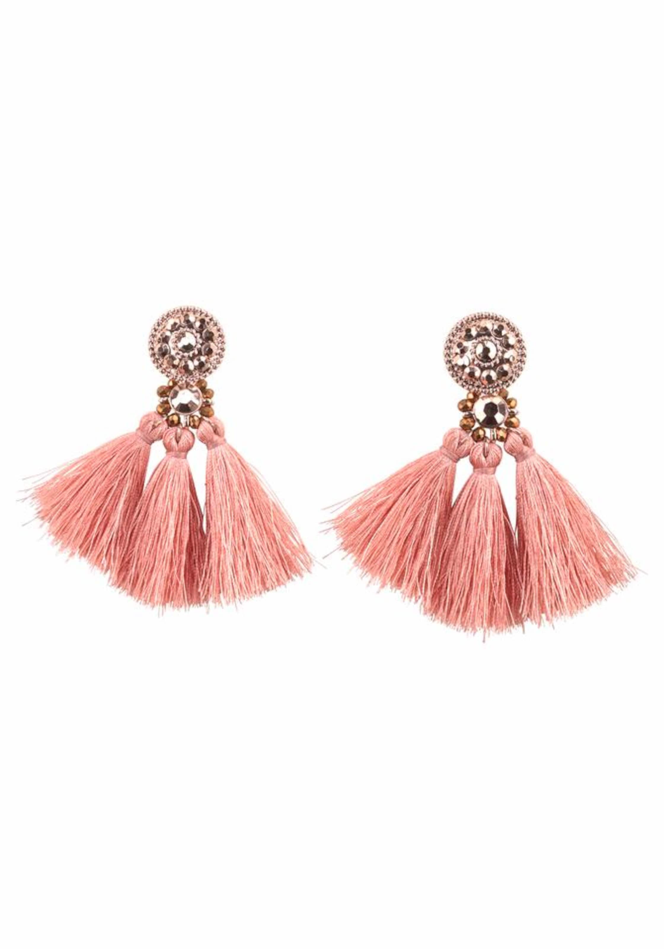 J. Jayz Earrings in Pink: front