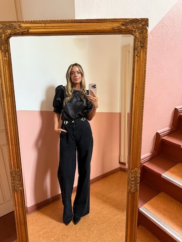 Elegant Black Blouse Look