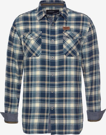 ARIZONA Slim fit Button Up Shirt in Blue: front
