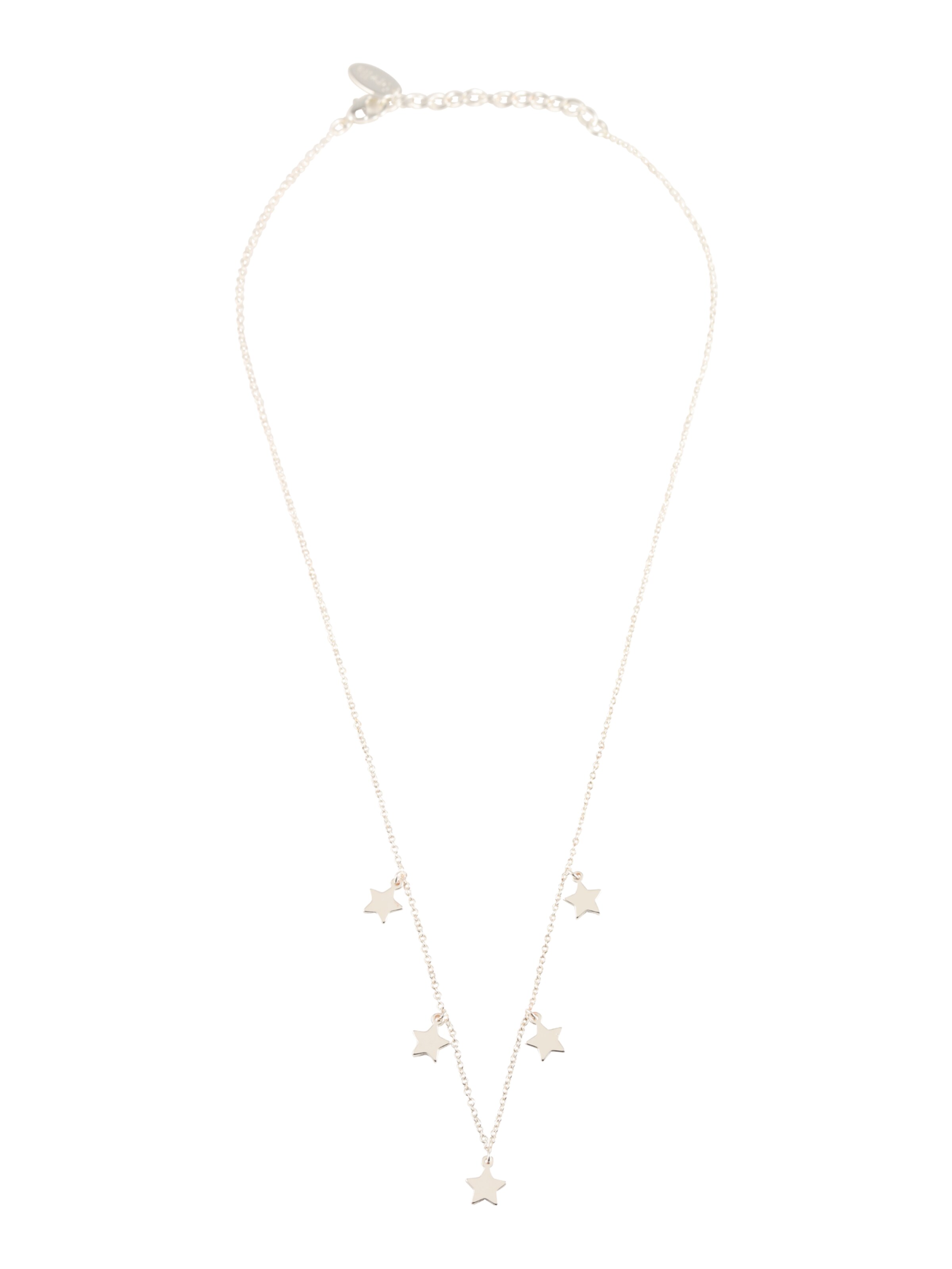 Orelia - Ketting 'Star Charm Multi Drop Short' in de kleur Zilver