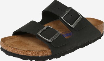 BIRKENSTOCK Pantolette 'Arizona' in Schwarz: predná strana