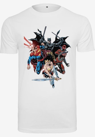 T-Shirt 'Justice' Mister Tee en blanc : devant