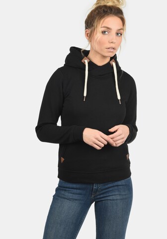 DESIRES Sweatshirt 'Vicky Hood' in Zwart: voorkant