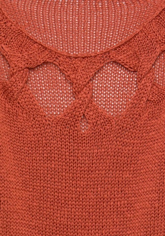 LASCANA Strickpullover in Orange