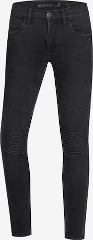 INDICODE JEANS Skinny Jeans 'Ashbridge' in Zwart: voorkant