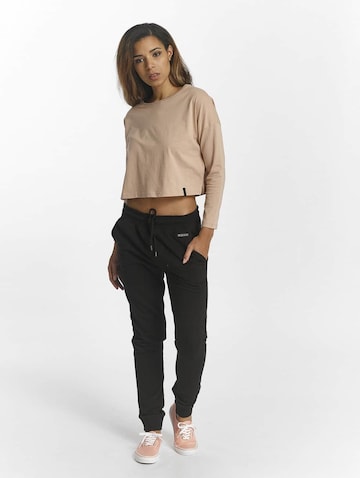 Just Rhyse Tapered Broek 'Poppy' in Zwart