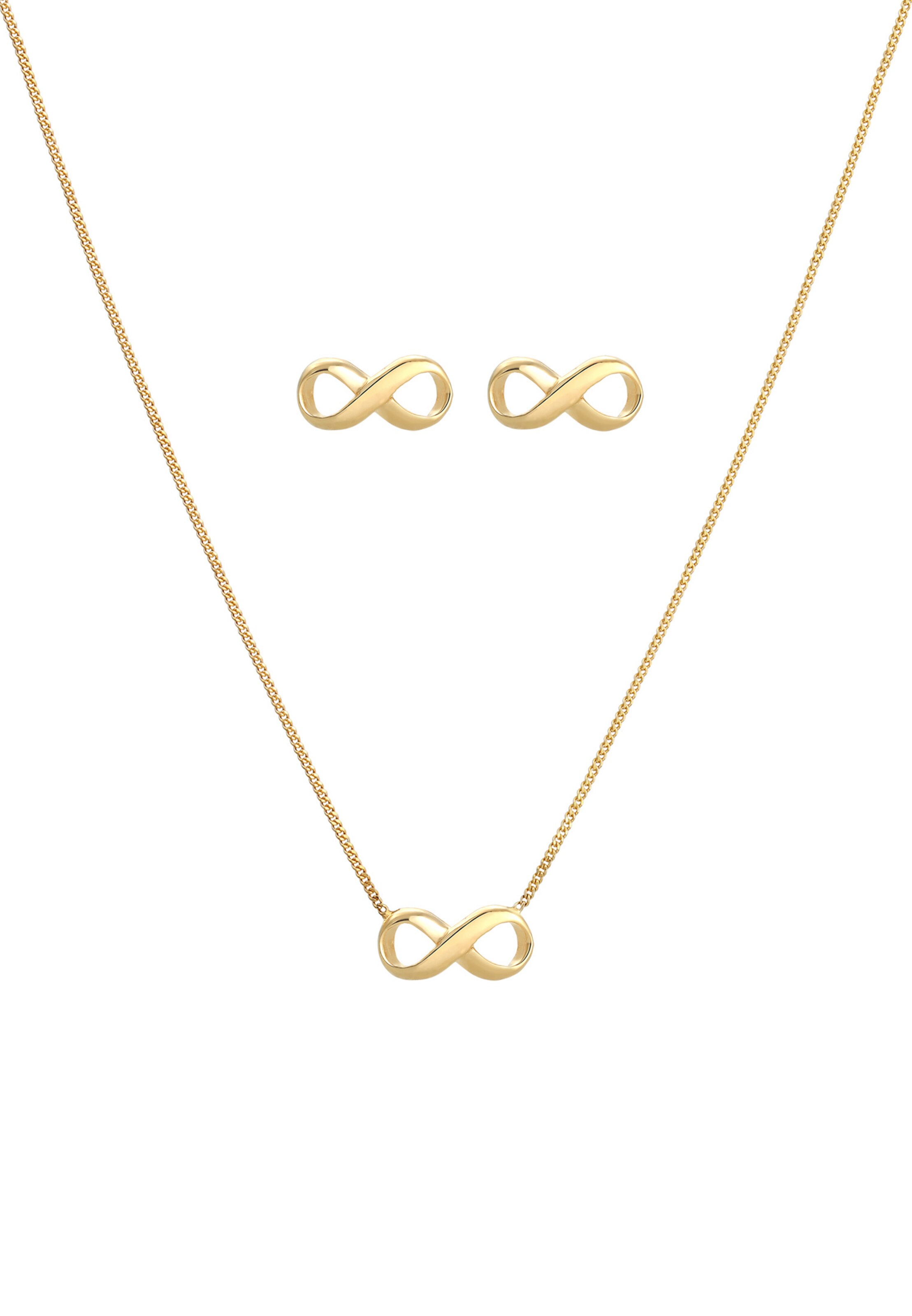 ELLI Jewelry set in Gold: front