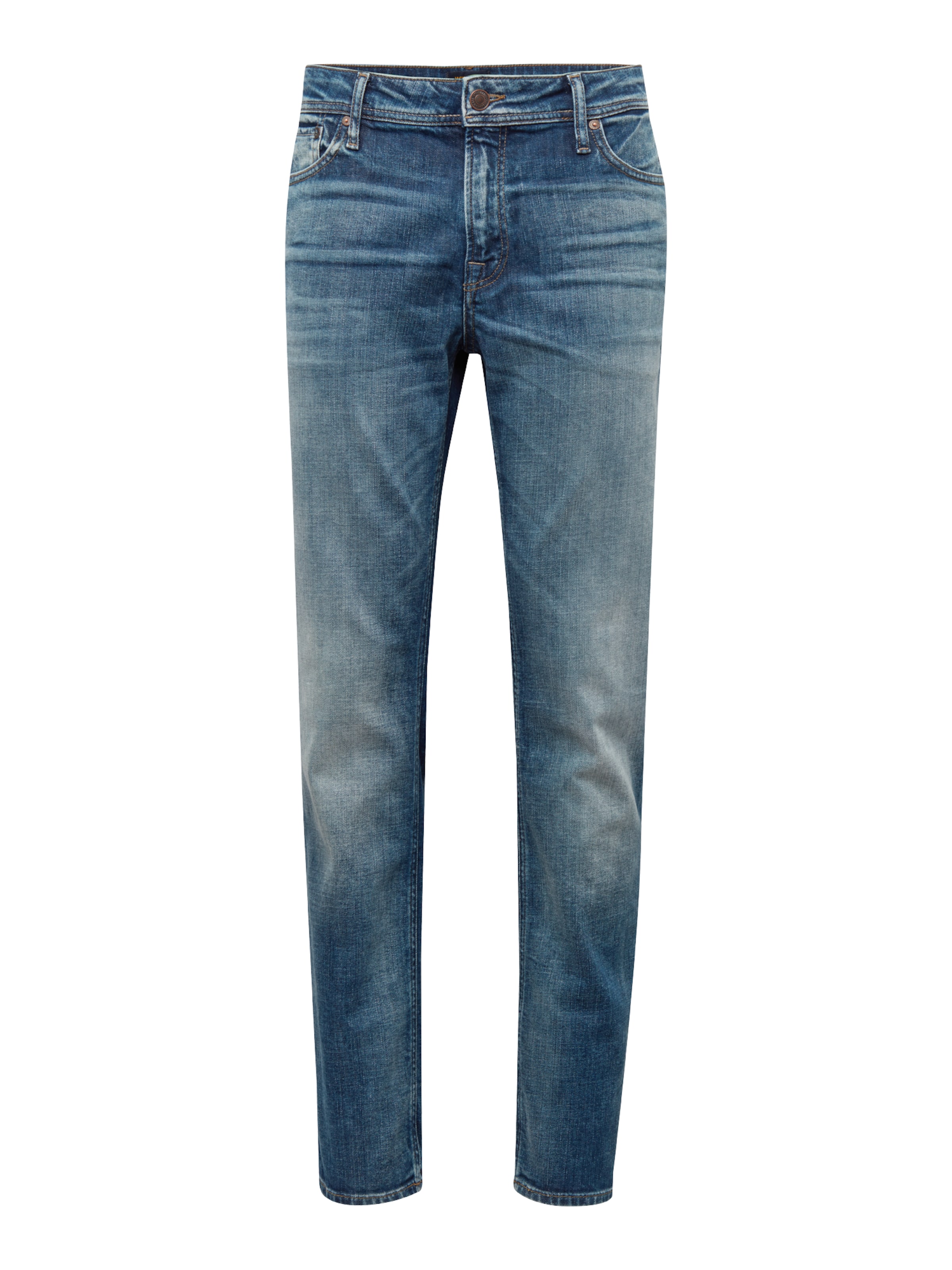 JACK & JONES - Jeans 'Clark' in de kleur Blauw denim
