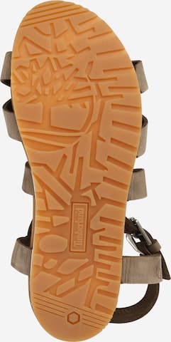 TIMBERLAND Strap sandal 'Malibu Waves' in Brown: bottom