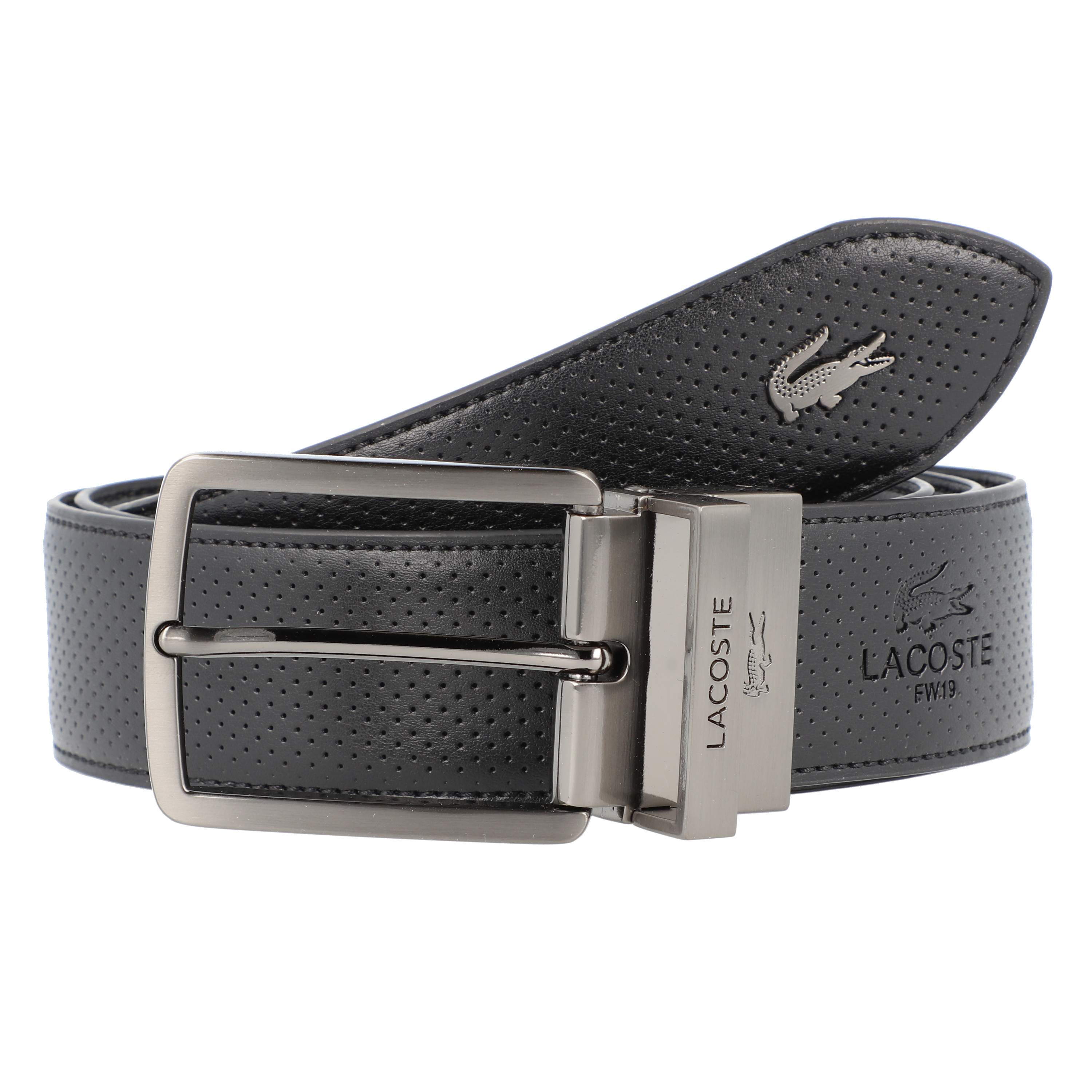 LACOSTE Cintura in Nero 