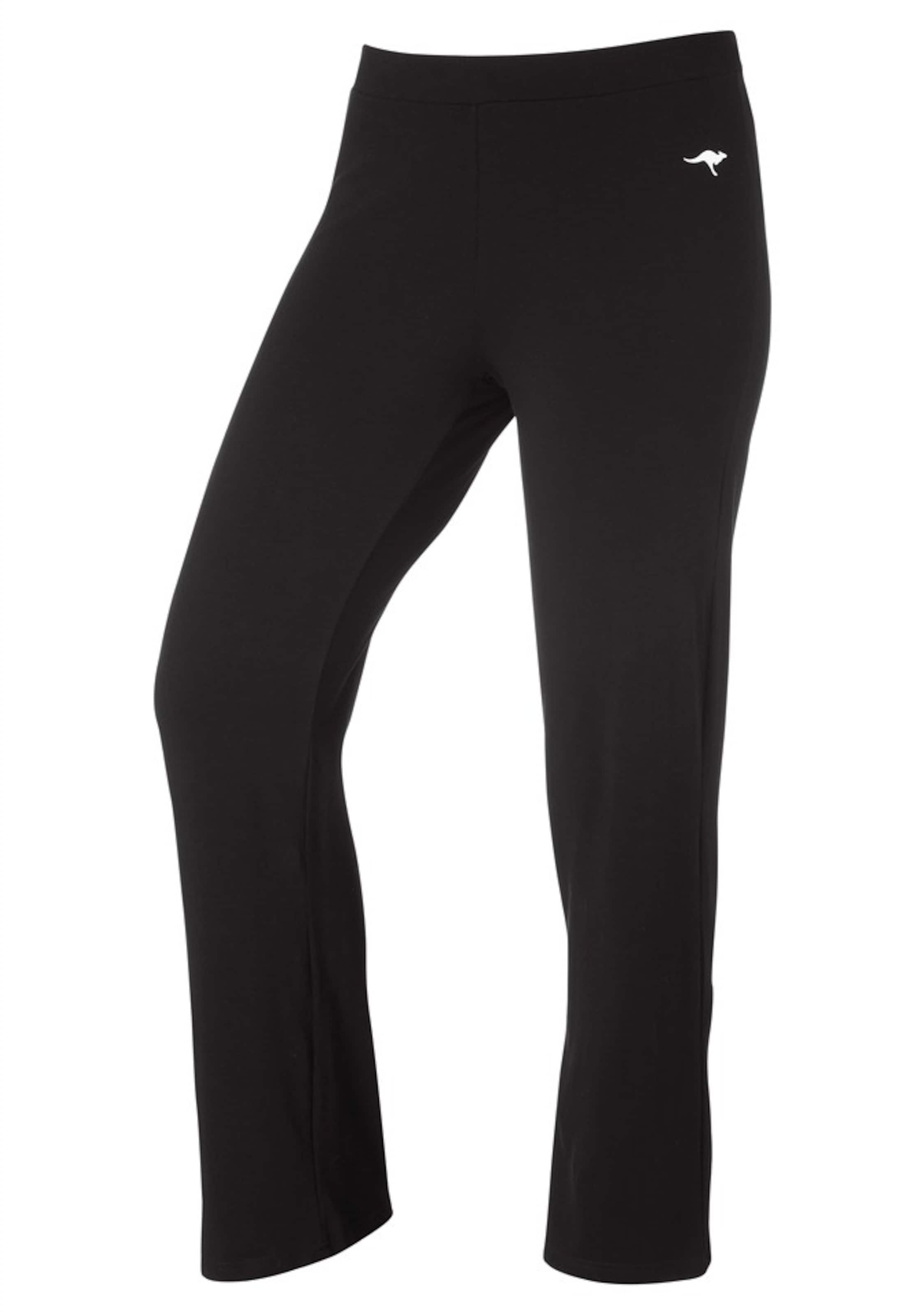 KangaROOS Flared Jazzpants in Schwarz: Vorderseite