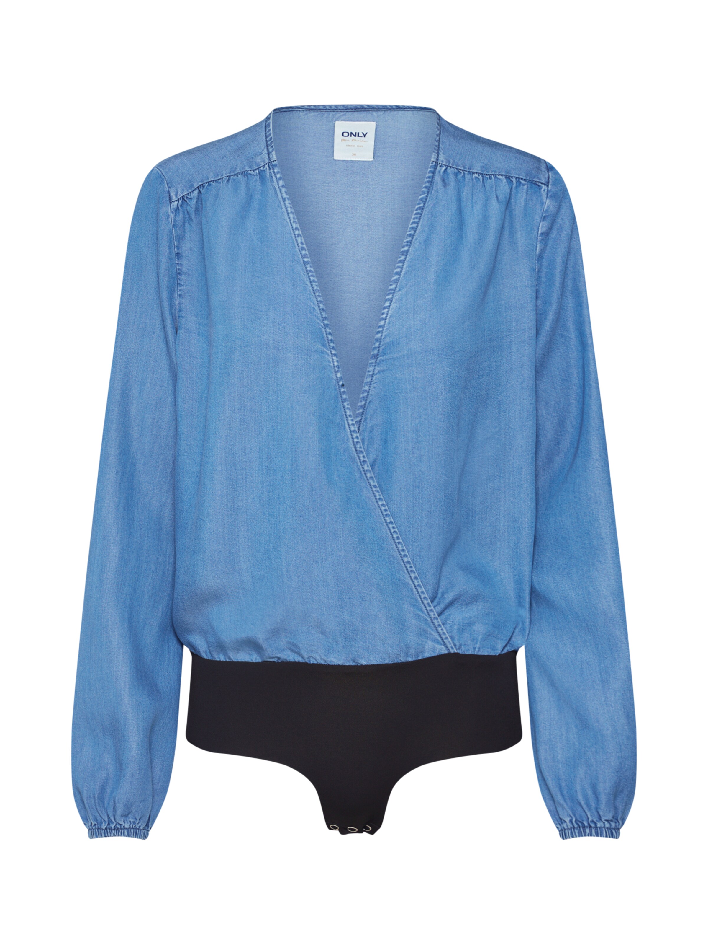 ONLY - Blouse 'onlLAURA' in de kleur Blauw denim