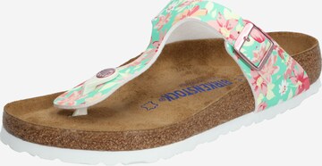 BIRKENSTOCK T-Bar Sandals 'Gizeh' in Mixed colors: front