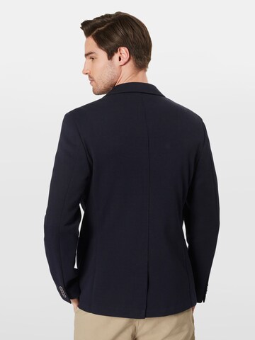 Coupe regular Veste de costume TOM TAILOR en bleu : derrière