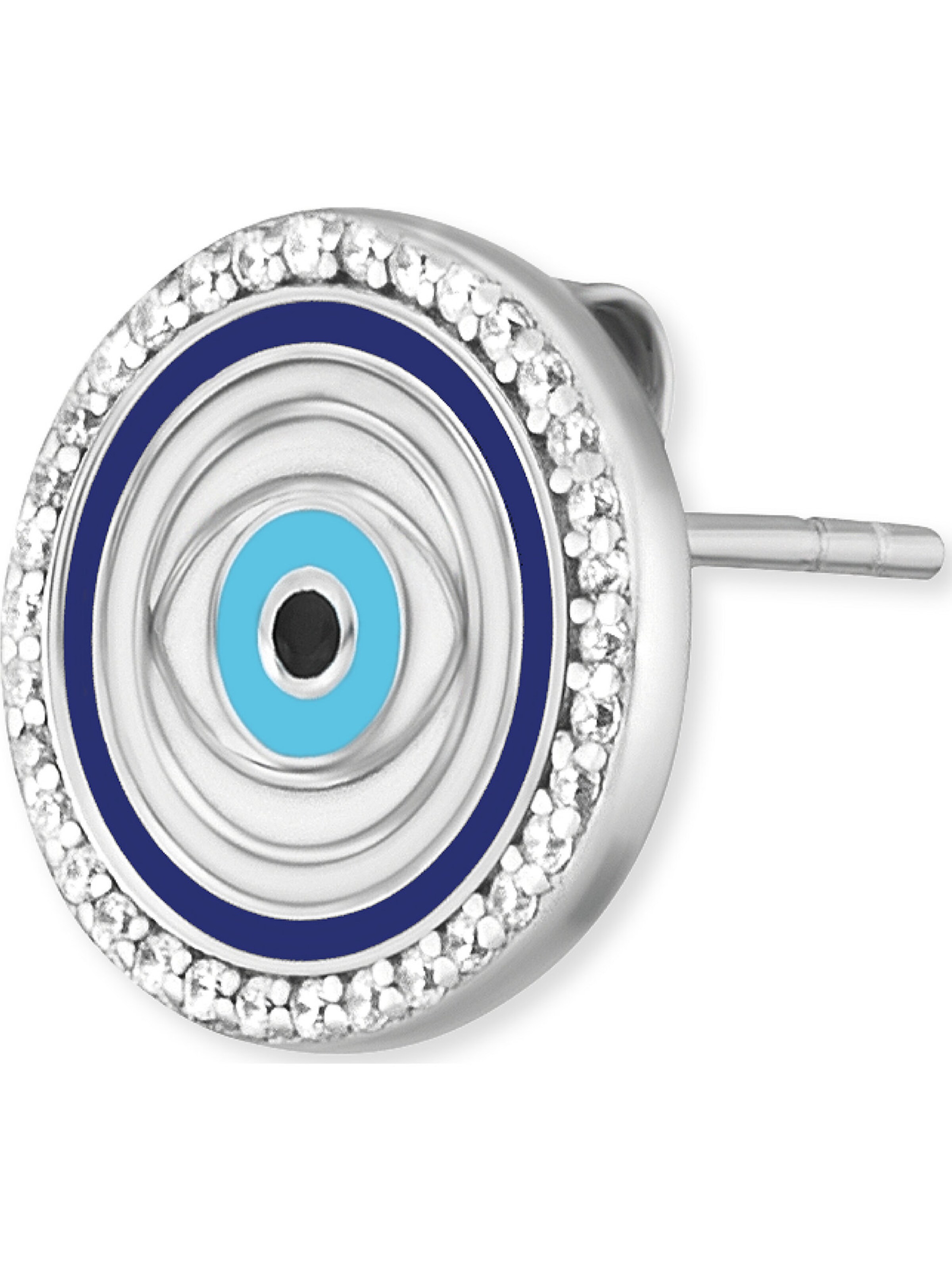 Engelsrufer Earrings 'Lucky Eye' in Silver