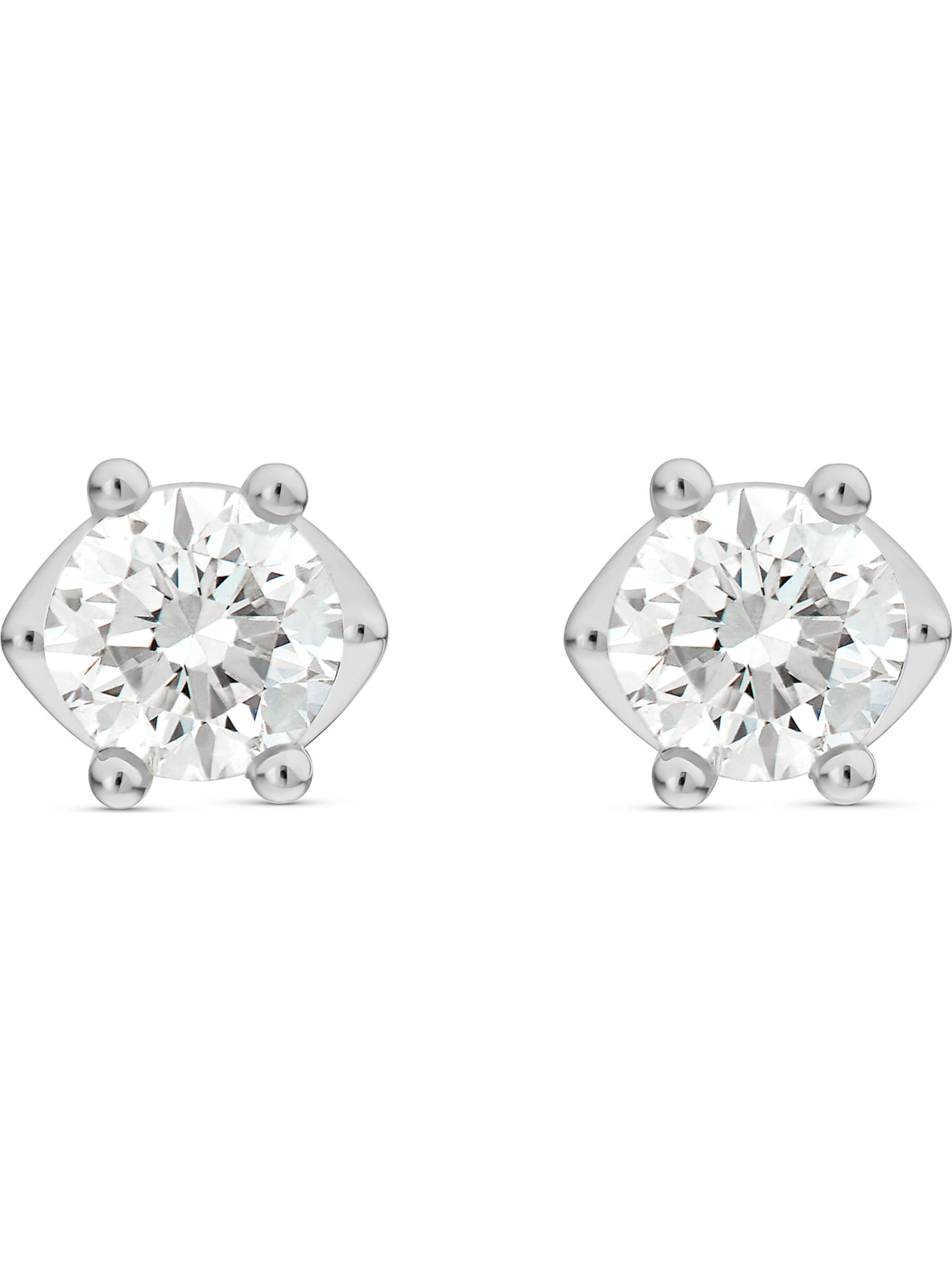 CHRIST Ohrstecker in Silber: Vorderseite