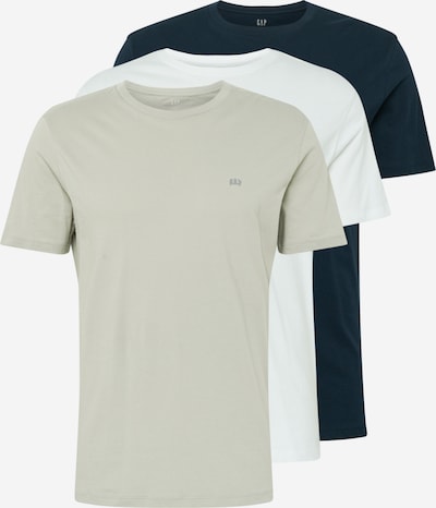 GAP T-Krekls, krāsa - bēšs / degvielas krāsas / balts, Preces skats