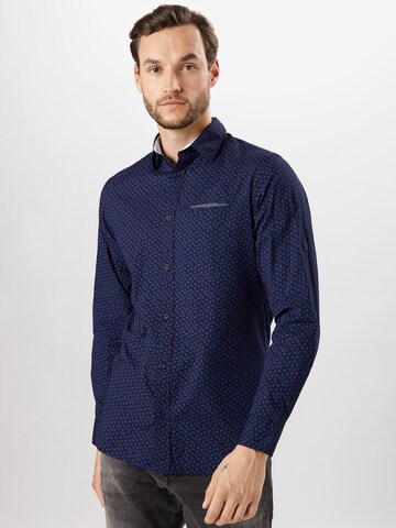 JACK & JONES Regular Fit Hemd 'Matthew' in Blau: predná strana