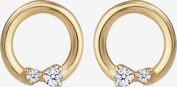 Elli DIAMONDS Ohrringe 'Kreis' in Gold