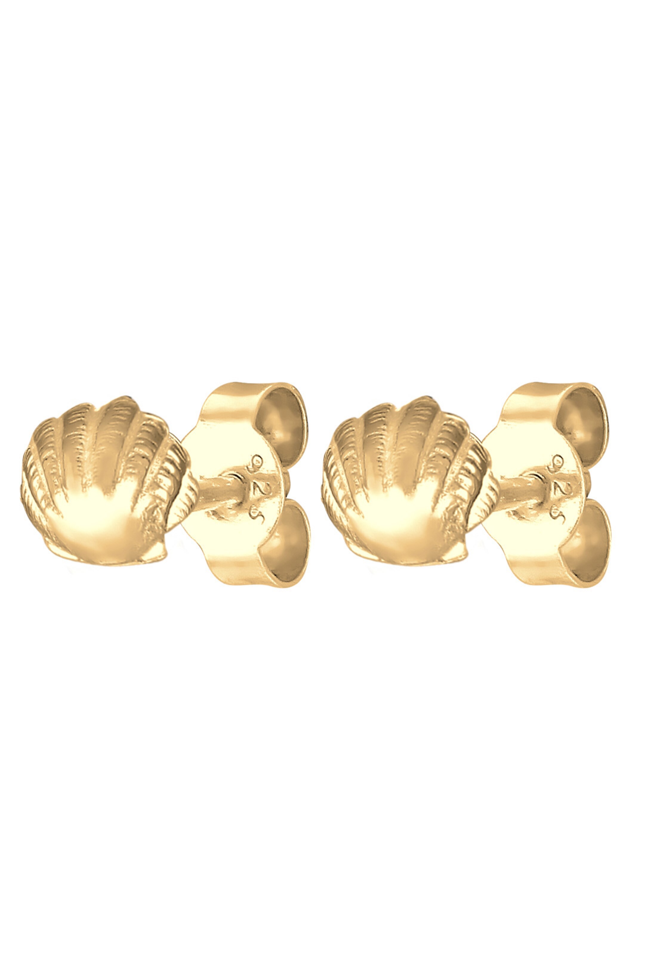 Boucles d'oreilles 'Muschel' ELLI en or