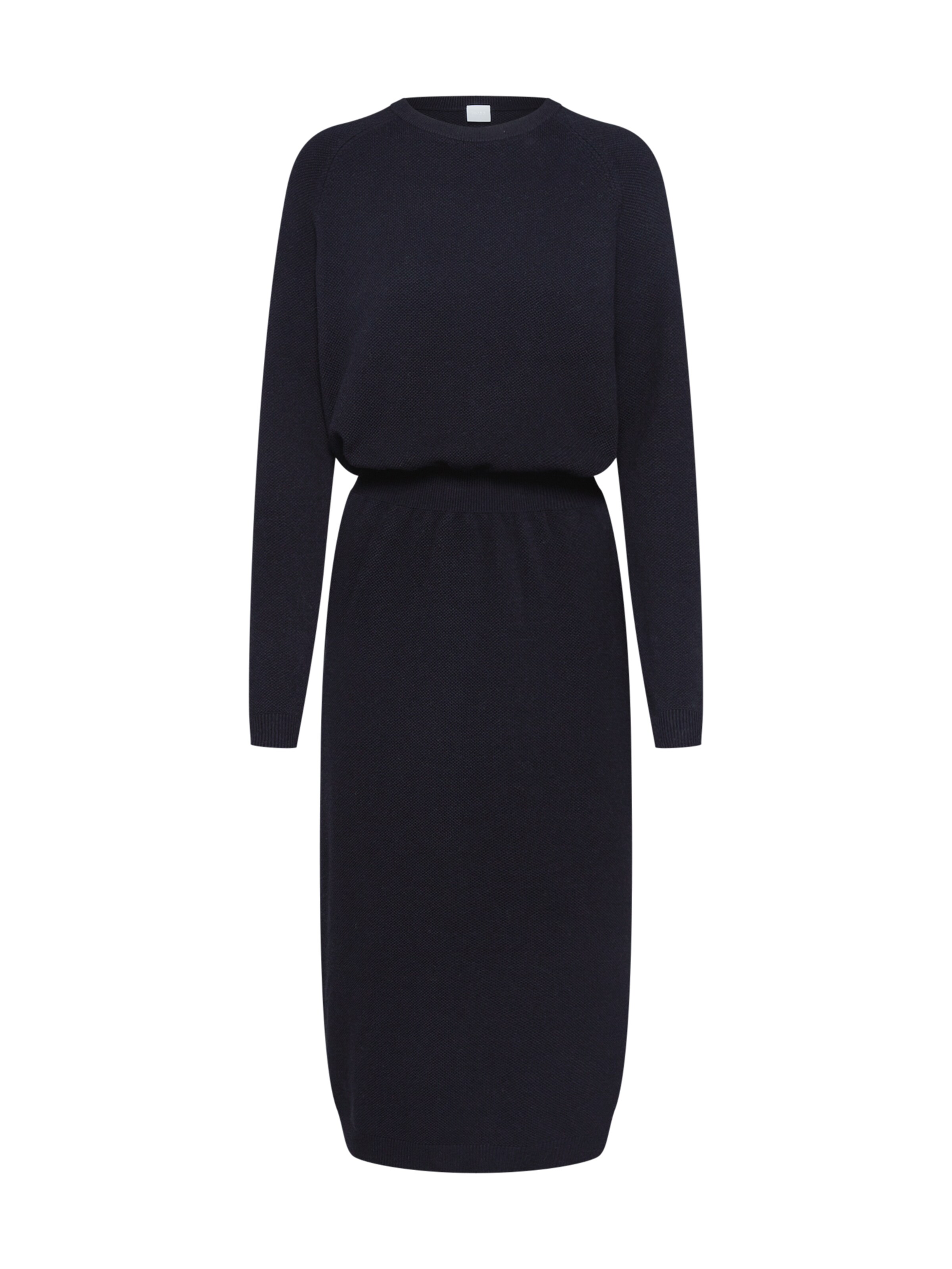 BOSS - Gebreide jurk 'Ipleame' in de kleur Zwart