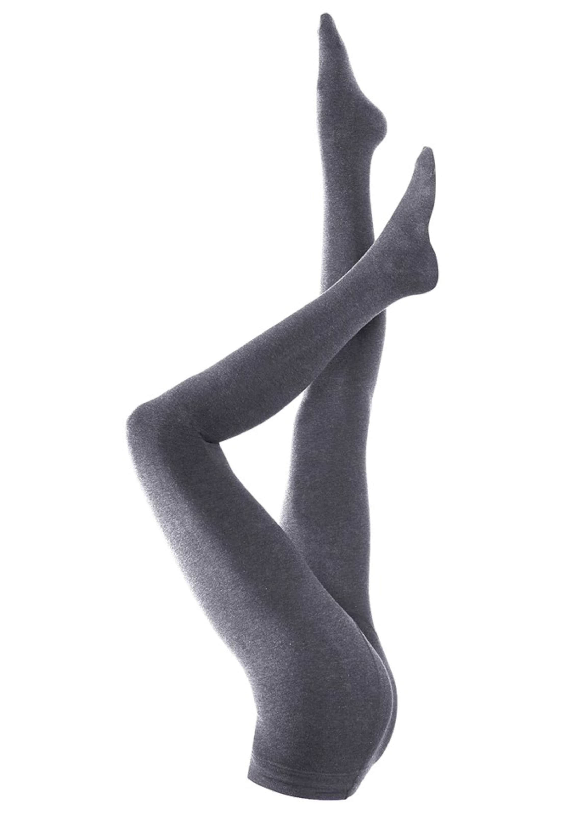 LAVANA Štandardný strih Pančuchy - Sivá: predná strana