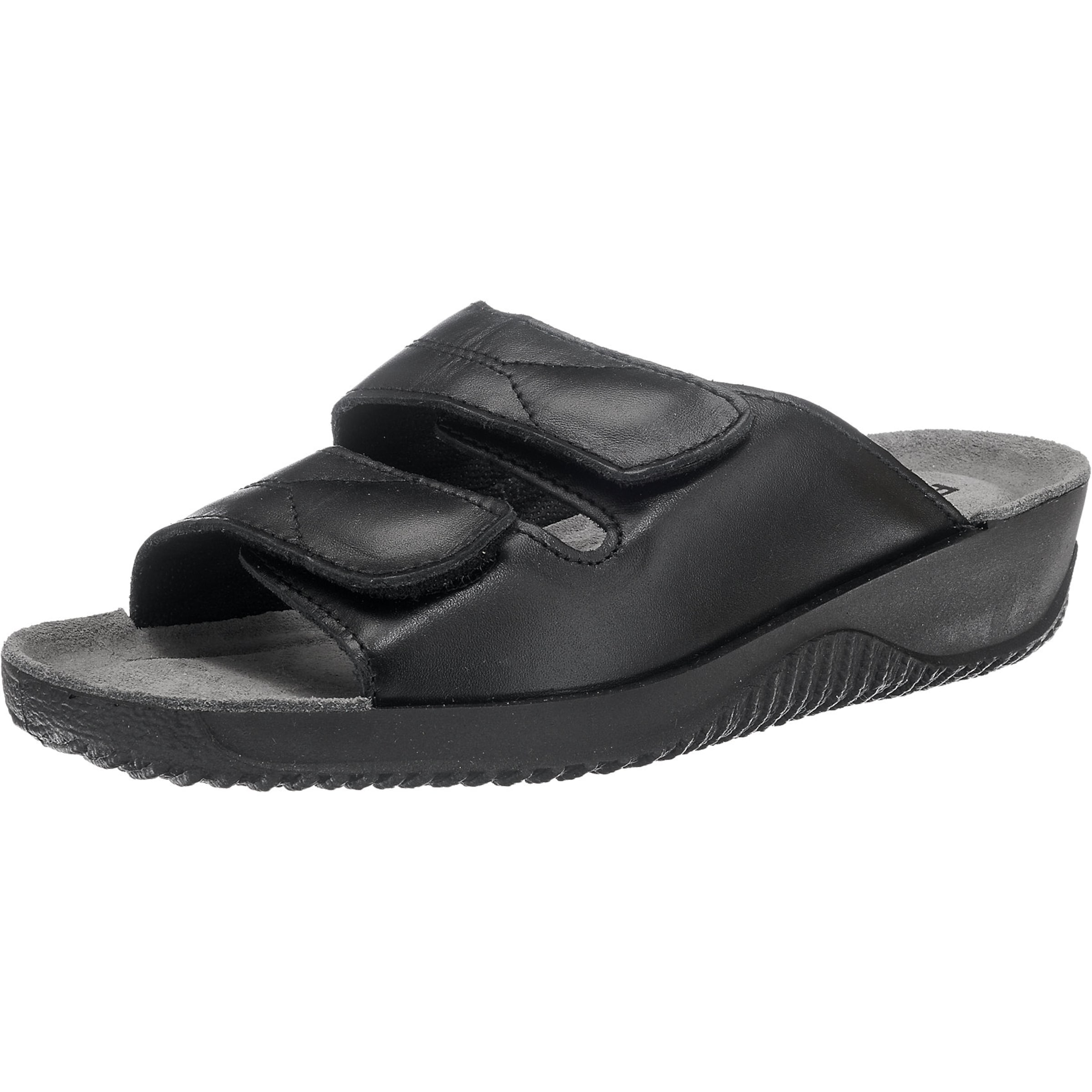 ROHDE Muiltjes 'Soltau' in Zwart: voorkant