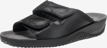 ROHDE Mules 'Soltau' in Black: front