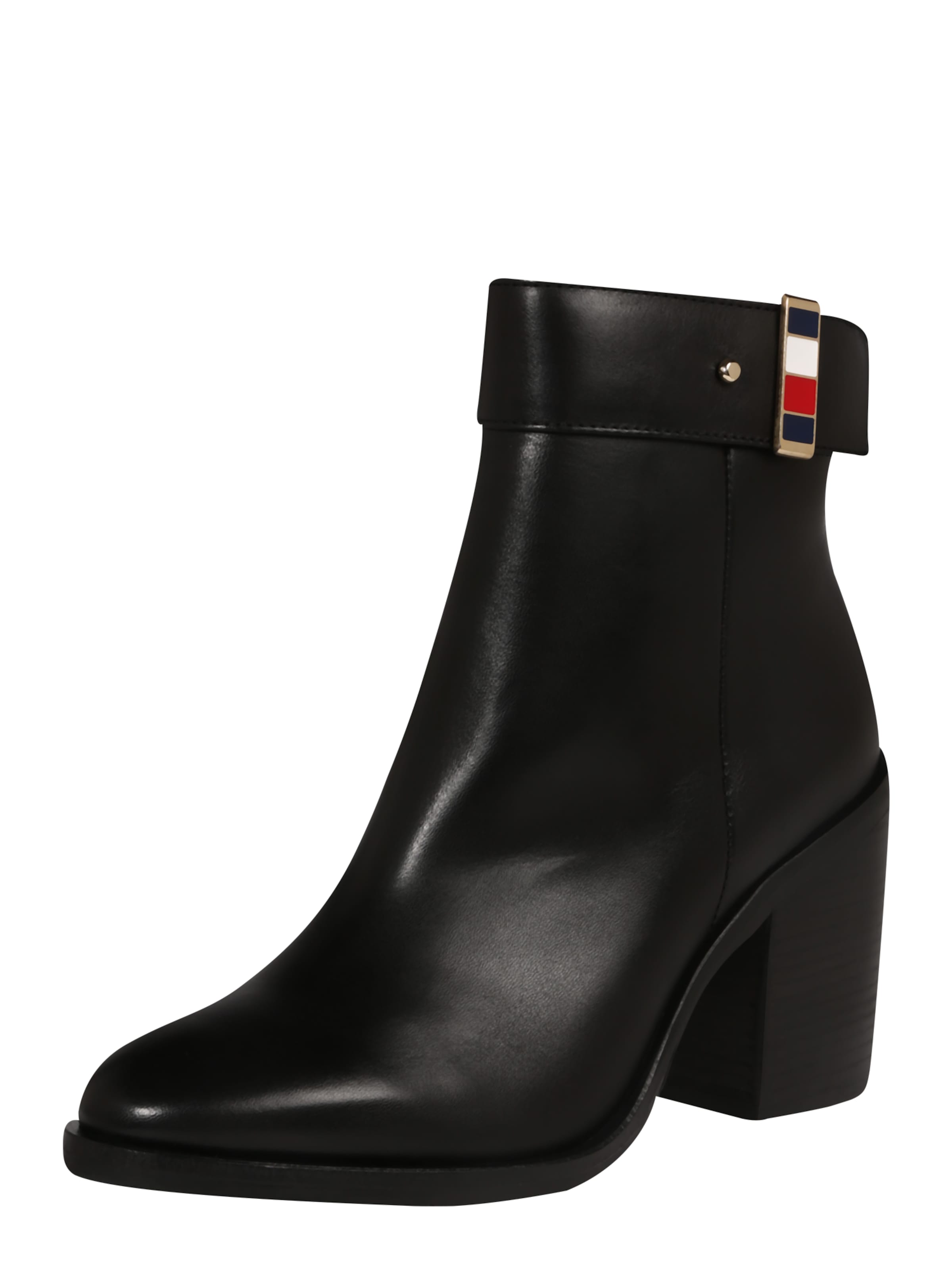 TOMMY HILFIGER - Enkellaarsjes 'Maya' in de kleur Zwart