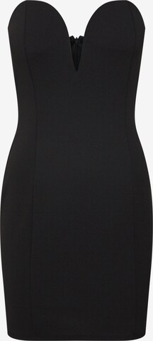 Boohoo - Vestido de cocktail em preto: frente