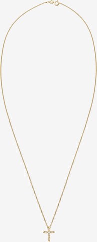Elli DIAMONDS Necklace 'Kreuz' in Gold