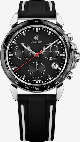 JOWISSA Analog Watch 'LeWy 9' in Black: front